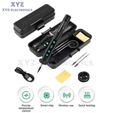 Smart Soldering Iron Kit Electronics Welding Irons Solder Tools Adjustable Temp