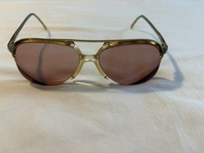Vintage Universal Made in France Aviator Pilot Eyeglasses FRAMES ONLY Tortoise