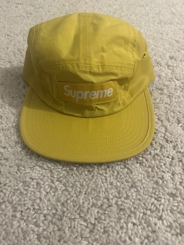 Casquette de camp Supreme cirée Ripstop FW24 « jaune »