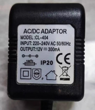 CL-404 12V 300mA Power Adapter Charger