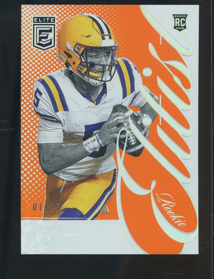 2024 Donruss Elite Elitist Orange #15 Jayden Daniels Commanders RC Rookie 1/25