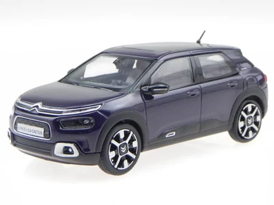 Citroen C4 Cactus 2018 violett Deko weiss Modellauto 155477 Norev 1:43 - Bild 1 von 4