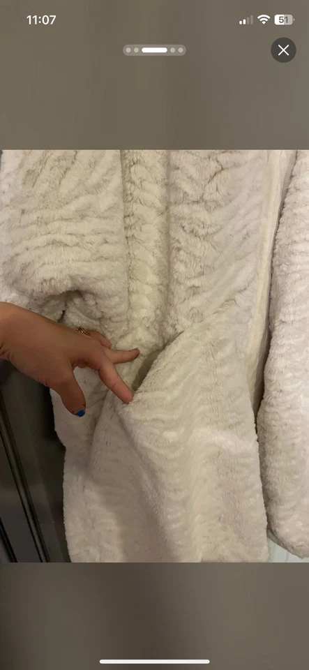 Abrigo de piel sintética TAHARI XS Foto 3 de 4