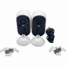 2-Pack ARLO Essential Spotlight 2nd Gen Outdoor Security Cameras Night Vision 2K