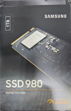 Samsung SSD 980 1TB NVMe Model MZ-V8V1T0