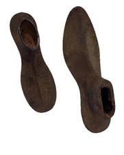 Vintage Malleable Cast Iron Shoe Mold Cobbler's Tool 2 pieces Small  Smaller