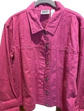 25. WOMENS CHICO  S 2/L DETAIL JACKET