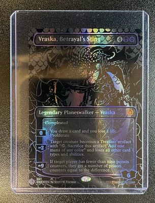 Vraska, Betrayal's Sting (Oil Slick Raised Foil) Phyrexia: All Will Be One Foil