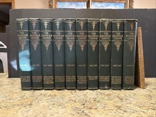 THE DELPHIAN COURSE 1922, 10 Volume Set + Topical Outlines