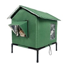 Outdoor Cat House for Winter Warm Cat House Winter Pet Thermal Shelter