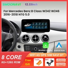 12,3" Android 14 Autoradio 8 Kern 128GB GPS f&uuml;r MERCEDES-Benz B Klasse-W246 W242