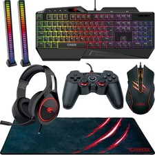 Gaming PC XXL Set USB Headset + Tastatur + Ma...