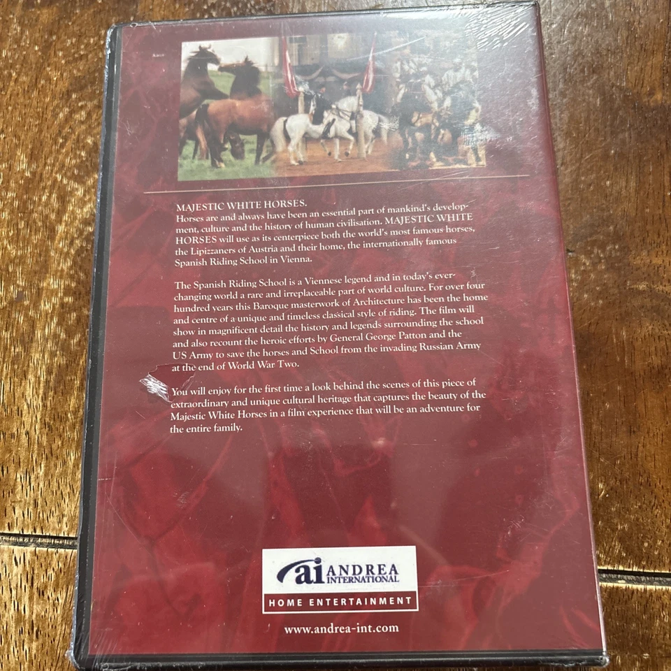 Majestic White Horses DVD The Spanish Riding School of Viennl 2005 NEW Foto 4 de 4
