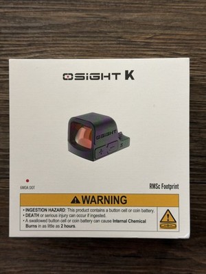 Osight K Open Reflex Optic w/Replaceable Side-Loading Battery