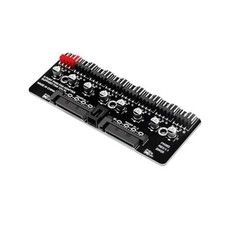 PH35D PWM Fan Hub 8CH Chassis Fan Speed Controller Desktop CPU SATA Interface