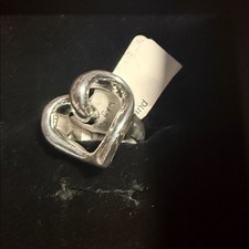 Silver Heart Ring 925 Sterling silver new with tags. Two available a size 8 9