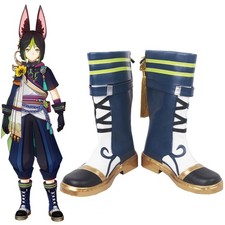 Genshin Impact Sumeru Forest Watcher Verdant Strider Tighnari Cosplay Shoes Boot