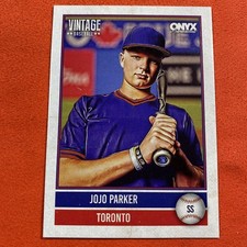 2026 ONYX Vintage Jojo Parker #OV-JOPA  Toronto Blue Jays Base Card Prospect