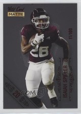 2022 Wild Card MATTE Black 20 Stripe 11/100 Isaiah Spiller #MB-50 Rookie RC no9. rookie card picture
