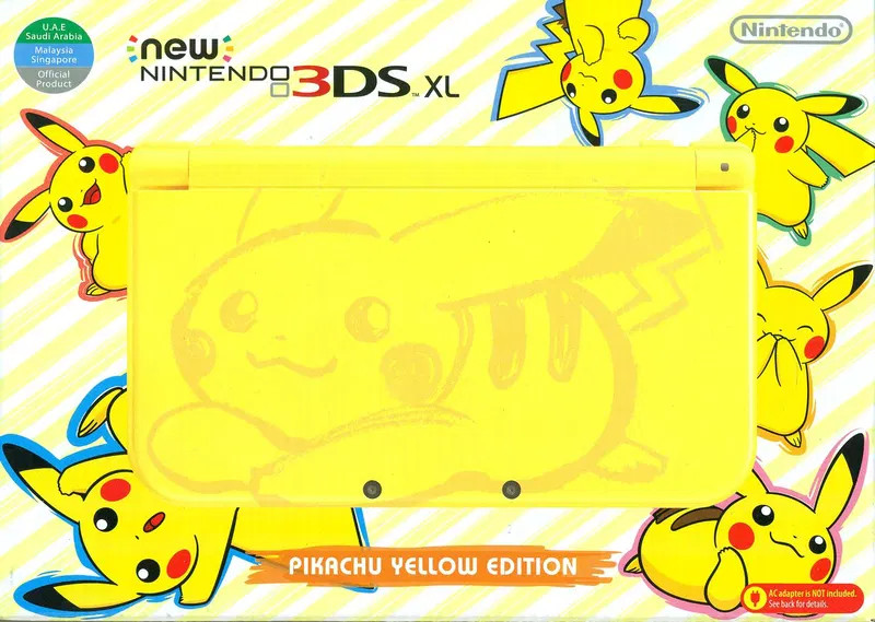 NEW Nintendo 3DS XL - Pikachu Yellow Edition [NEW Nintendo 3DS XL