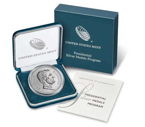 US Mint Presidential 1oz Fine Silver Medal Coin ABRAHAM LINCOLN (S816)