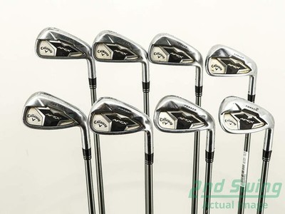 Callaway Apex 19 Iron Set 4-PW AW Graphite X-Stiff Right +1''