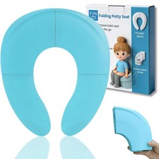 Foldable Travel Potty Seat for Toddlers, Blue