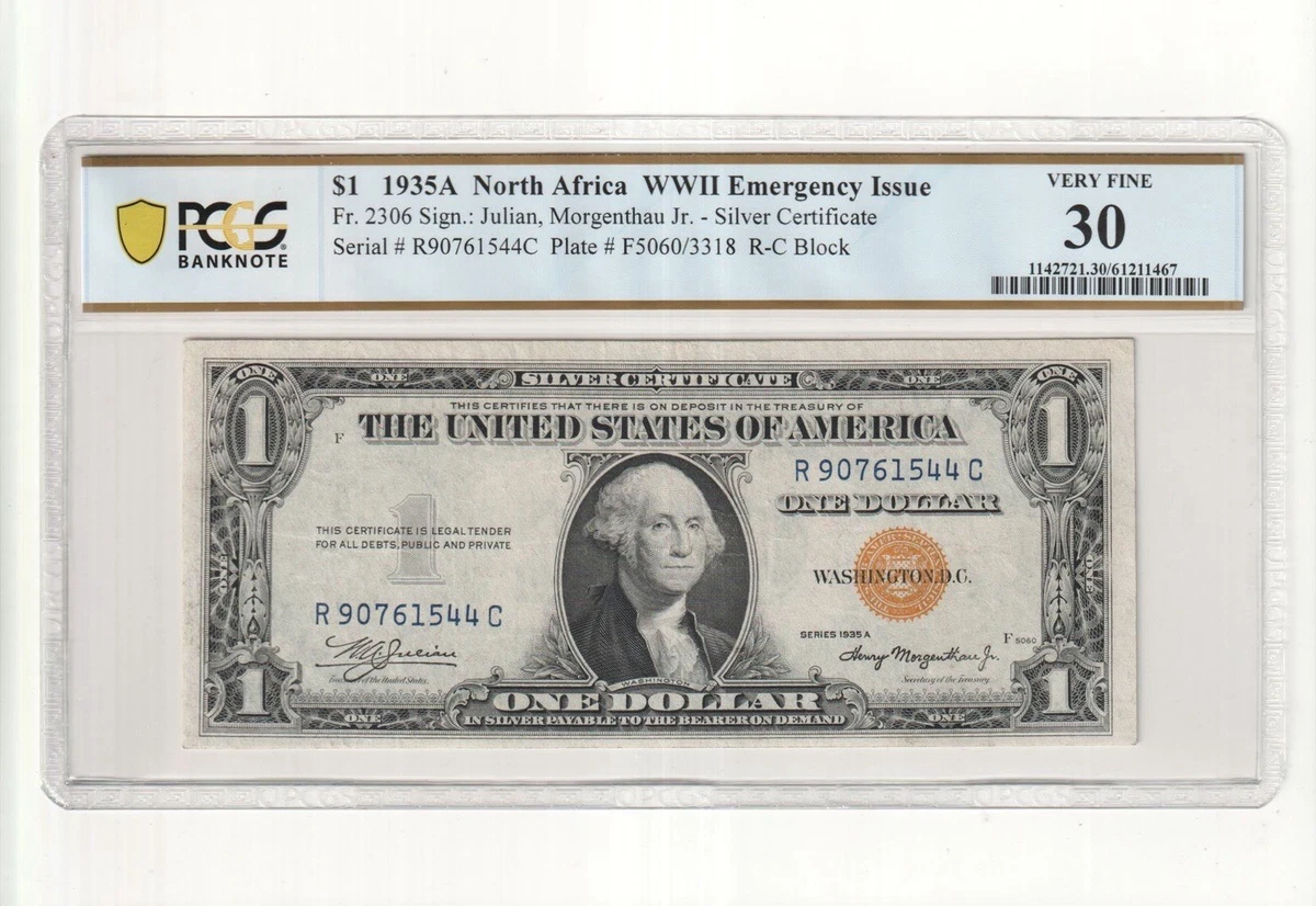 $1 Grade 30 US Hawaiian & North African Small Notes for sale | eBay