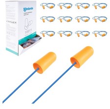 200 Pairs Disposable Foam Noise Reduction EAR PLUGS Corded