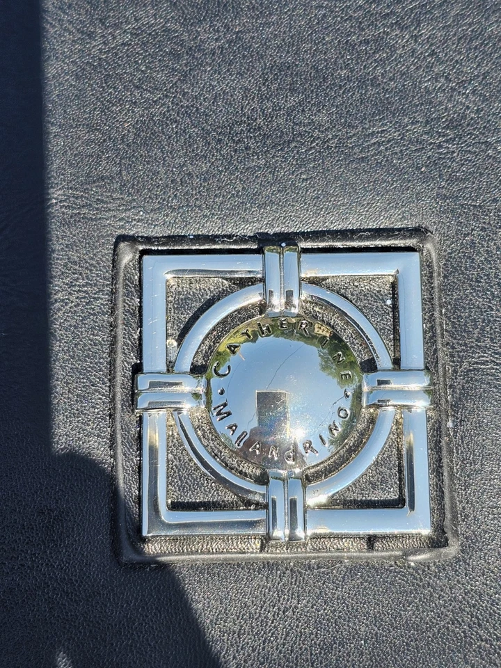 Catherine Malandrino Crossbody/Clutch Retro 60's Style Black Purse - Image 2 of 4