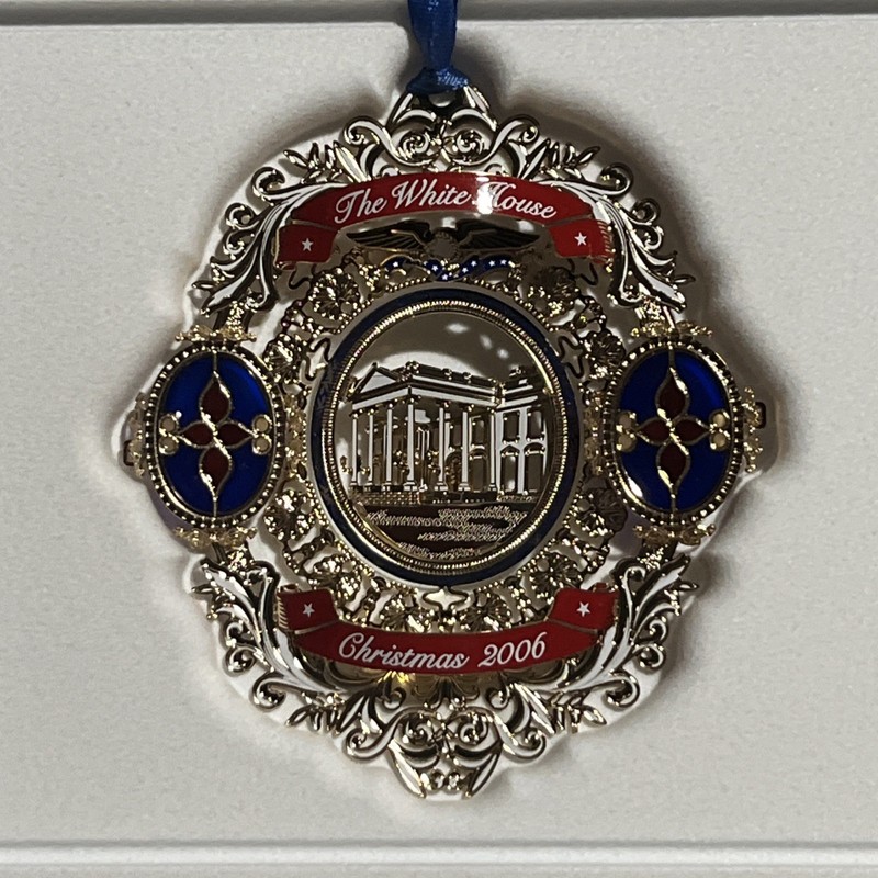 2006 The White House Historical Association Christmas Ornament With Original Box