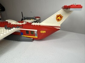 Lego CITY 4209 Fire Plane - Incomplete  READ DESCRIPTION