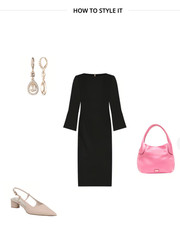 $89.98 NEW Calvin Klein 3/4 Bell Sleeve Boat Neck Sheath Dress Size 14