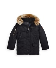 Polo Ralph Lauren Toddler Boys Down Parka Jacket Black