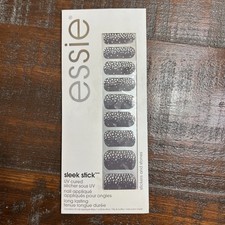 Essie Sleek Stick Nail Stickers and Stones 090 UV Cured Long Lasting 18 Strips