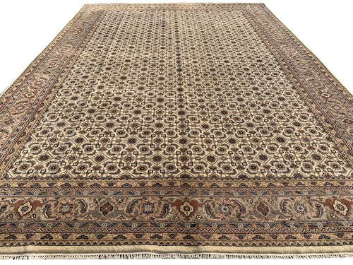 Amazing Hand Knotted Vintage Bijour Wool Area Rug 11 x 8 Ft - Bild 4 von 11
