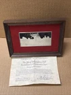 200th Anniversary Signing Of The Declaration Silver Bar In Frame, Franklin Mint