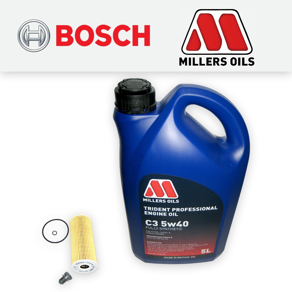 SERVICE KIT for SEAT TOLEDO (1M) 1.9 TDI OIL FILTER +5L 5w40 OIL (1998-2006)