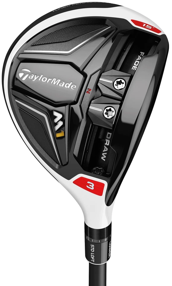 Mão esquerda TaylorMade M1 15* 3 madeira X rígido -0,75 Project X HZRDUS preto 75 valor