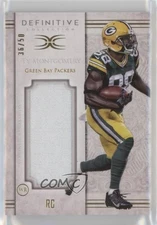 2015 Topps Definitive Collection /50 Ty Montgomery #JPC-TM Rookie Jumbo Patch RC