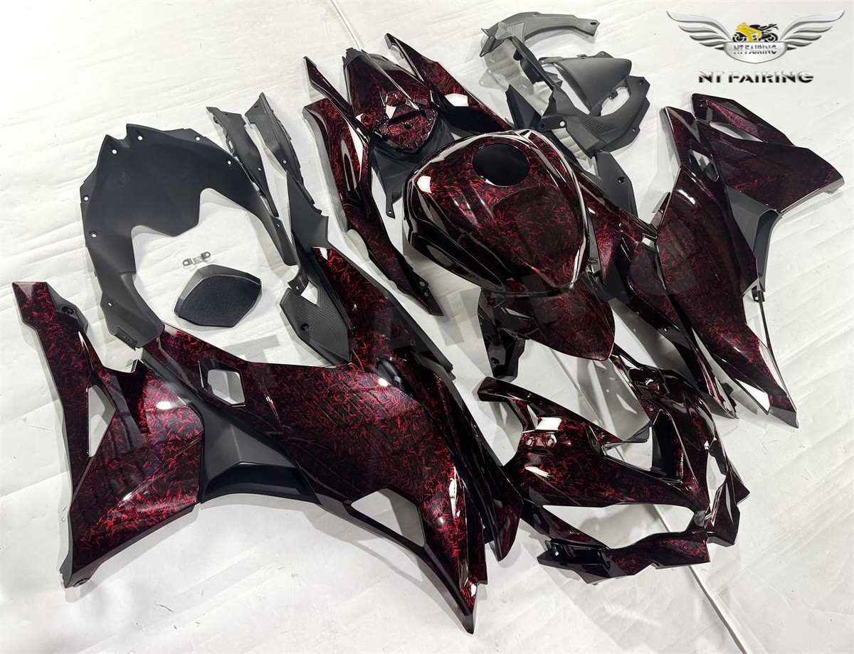 FD Injection Red Forged Carbon Fairing Fit for Kawasaki 23