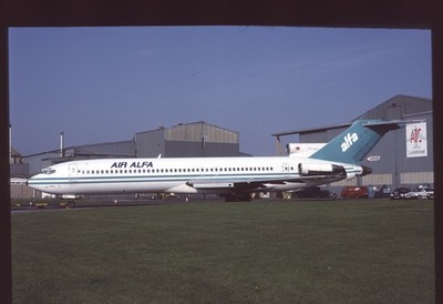 Orig 35mm airline slide Air Alfa 727-230 TC-ALK
