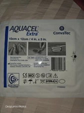 ConvaTec Aquacel Extra Hydrofiber Rapid Wound Dressing 4x5 inch