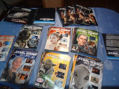 riesige Sammlung - Star Wars - Fact File - Ausgabe 1-63 - 4xOrdner - deutsch