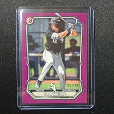 2026 Bowman Baseball BP-144 Colby Shelton, Chicago White Sox PURPLE 257/299