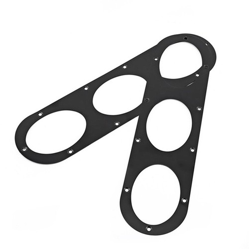 2Pcs Universal Aluminium Car Rear Bumper Race Air Diversion Diffuser Panels*oa - Picture 5 of 9