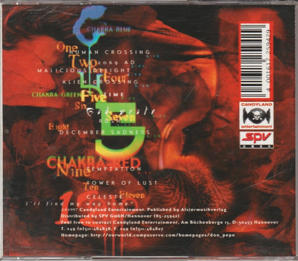 CD PROJECT PITCHFORK Chakra : Red ! Industrial Gothic Electro Synth-Pop 1997  - Bild 2 von 2