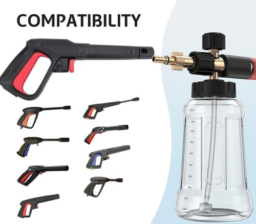 Botella de cañón lanza de espuma para nieve para Bosch 110/120/125 Aquatak Black & Decker AR Bl - Imagen 7 de 7