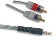 3.5mm Stereo Male to Dual RCA