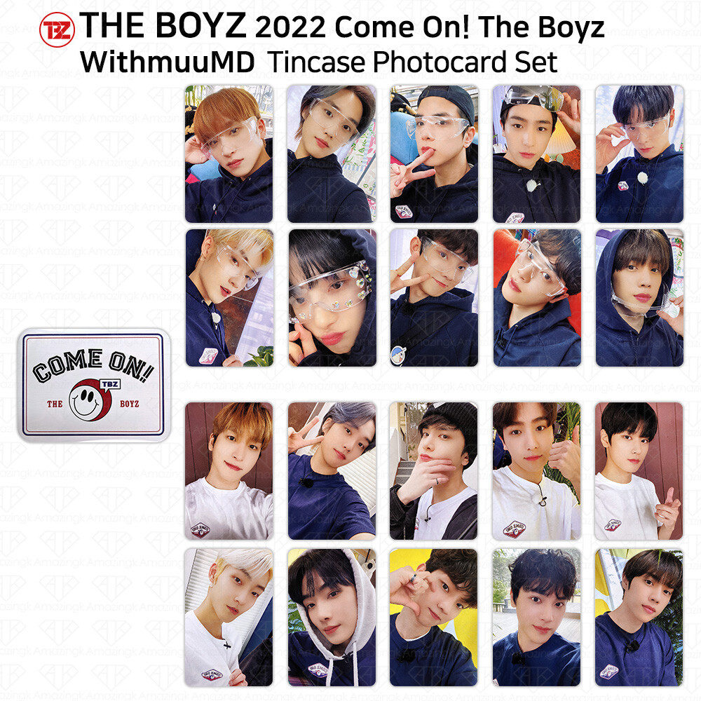 The Boyz 2022 Come On! The Boyz Withmuu MD Tincase Photocard